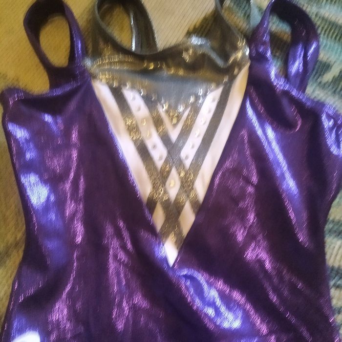 Strój do gimnastyki artystycznej j na 104/110 cm Milano