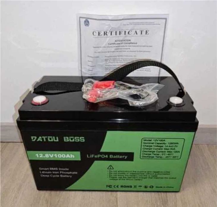 акумулятор дбж lifepo4 литий железо фосфат лфп4 12в 100а