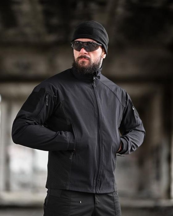 Легка куртка Hunter FZ Gen.2 чорна / мужская куртка на флисе