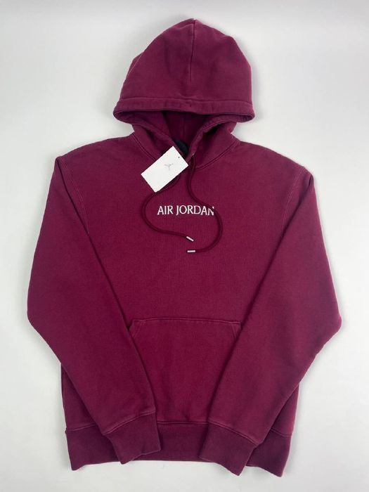 Акція! Худі Jordan Flight Wordmark Fleece Pullover (бордовий) (S)