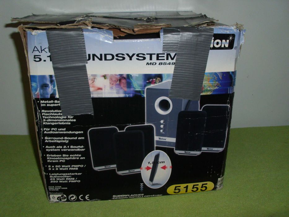 Zestaw głośników + subwoofer Tevion