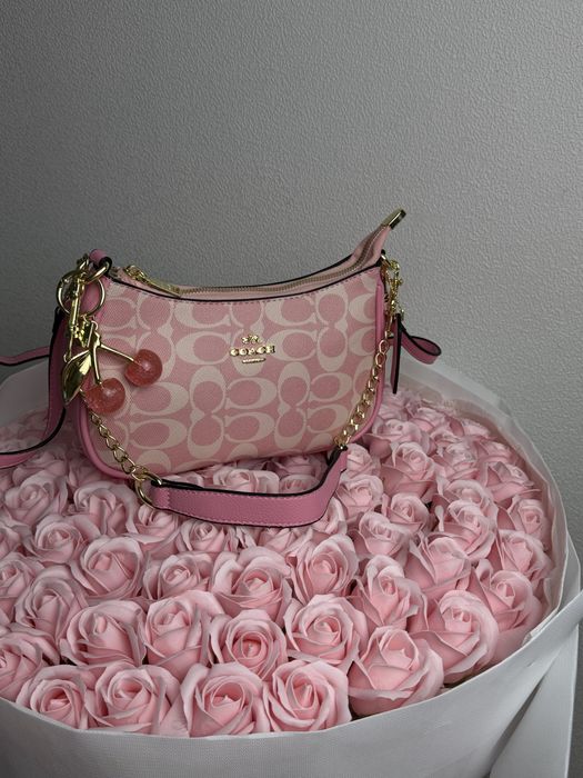 Сумка Coach Teri. Сумка коуч, Рожева