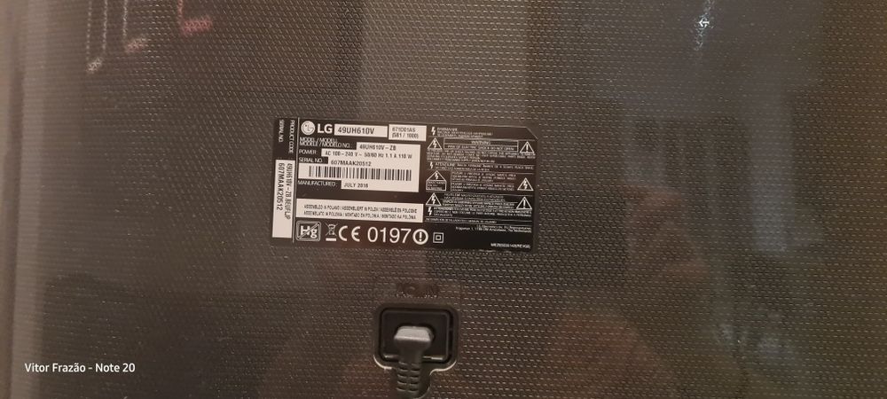 Smart TV LG, 4K, 49 polegadas