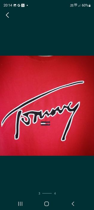 Bluza  męska Tommy Red Wyprzedaż