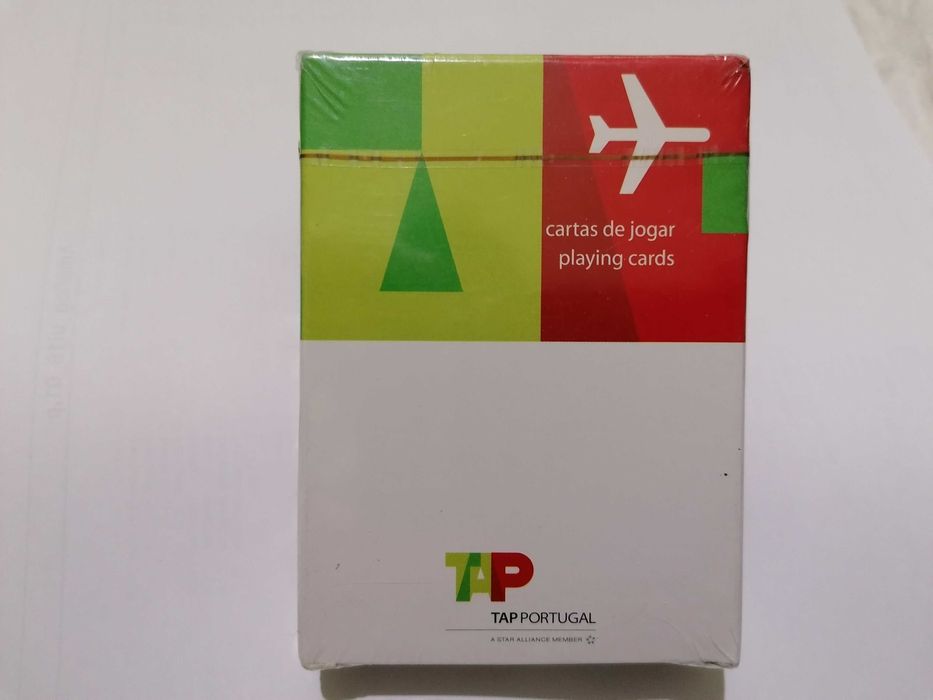 Aviação comercial- TAP- Baralho de cartas novo em embalagem selada