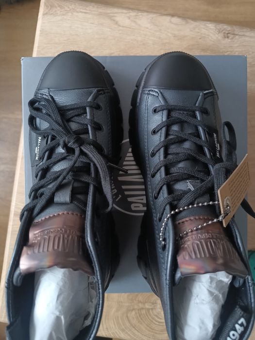 Skórzane Palladium Revolt Hi Metal r 39
