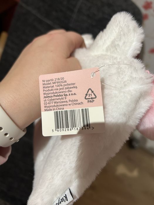 Pluszowy piórnik kotek