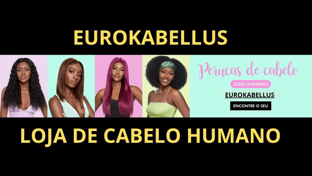 Perucas, mega-hair , extensões ... tudo cabelo humano