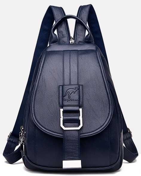 Женская кожаная стильная сумка женский рюкзак портфель ранец рюкзачок