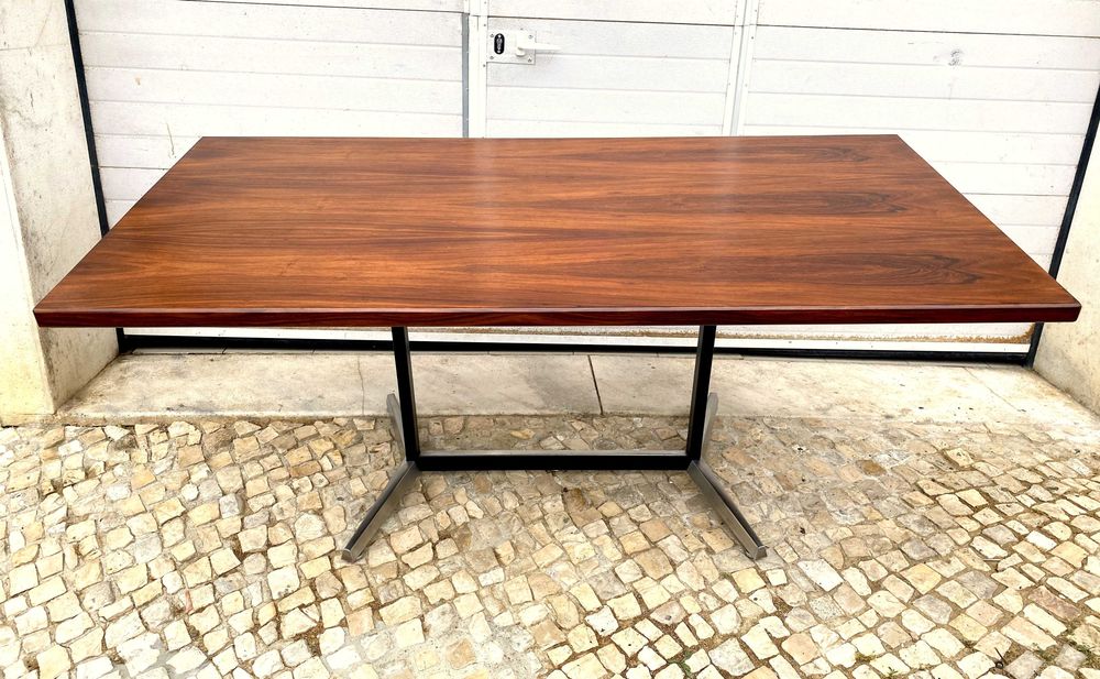 Mesa vintage pau santo 185comp x 88,5prof x 78,5alt.