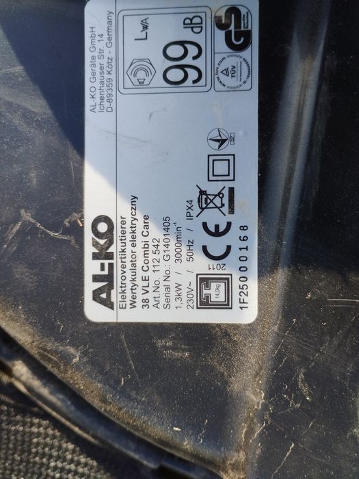 Al-ko wentylator sprawny
