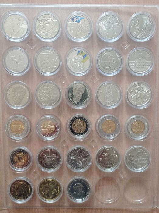 Фінальний турнір чемпіонату Європи з футболу.5 монет України по 5 грн.