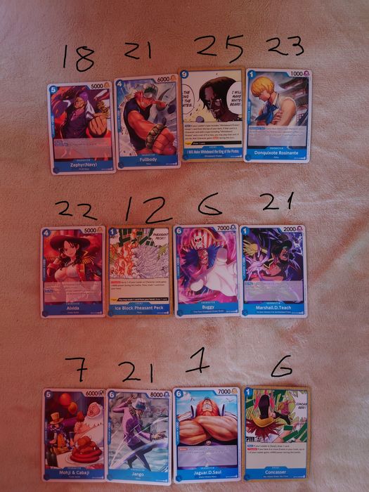 4 Колоди One piece TCG