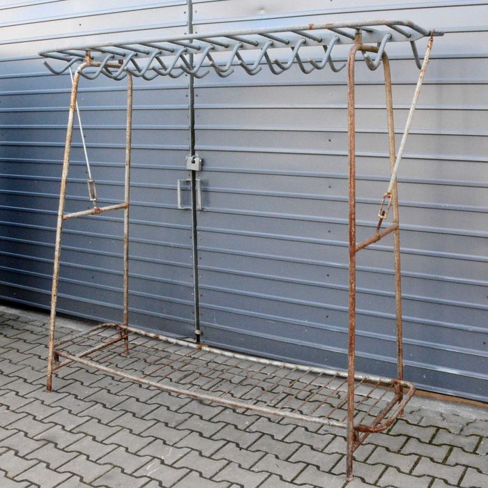 Wieszak szatniowy metalowy 190x180x60cm