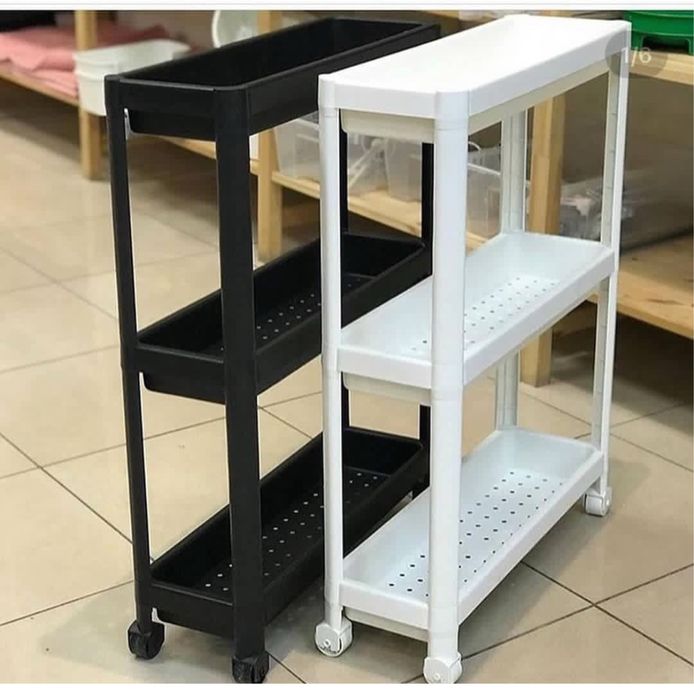 IKEA .Стеллажи/этажерки , тележки VESKEN .ИКЕА.В белом и черном цветах