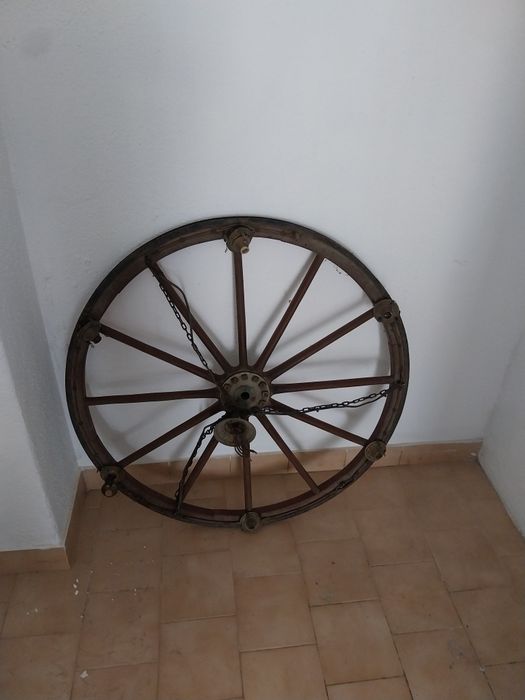 Roda carroça Candeeiro