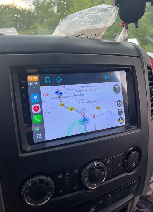 Rádio Android 14 com GPS Mercedes Classe B, Vito, Viano, Sprinter W906