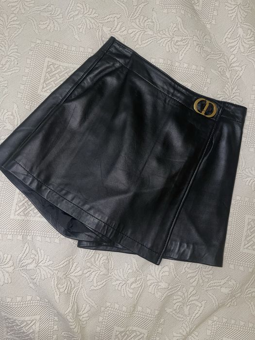 Юбка шорты мягкая кожа