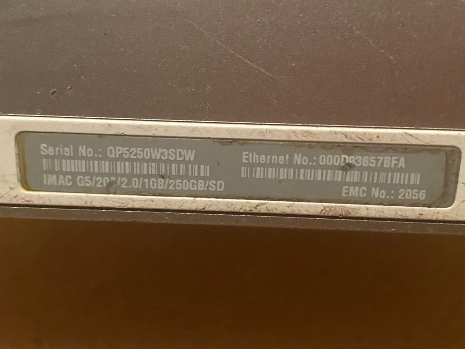 iMac моноблок в комплекте шнур