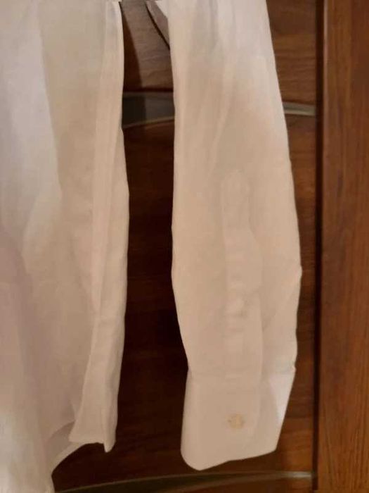 Biała męska koszula Kemen rozm XL Slim Fit