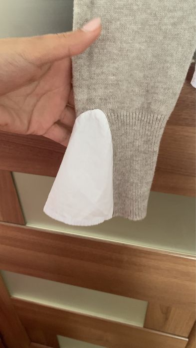 Кофта з імітацією сорочки