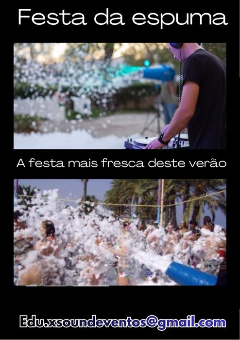Espuma  a melhor festa deste verão
