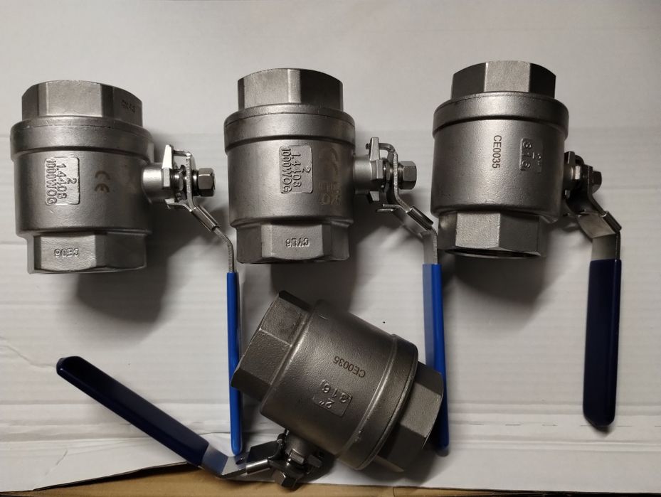Zawory kulowe 2" inox316