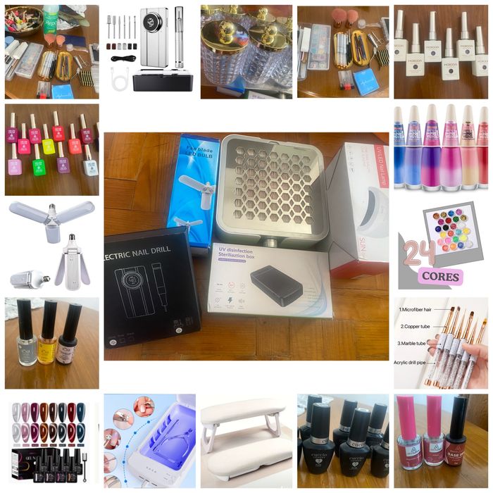 Kit Completo de Unhas de Gel / Nail Designer – Pronto a Trabalhar!