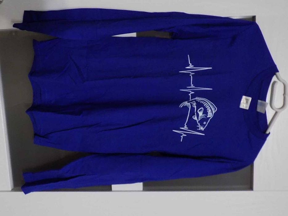 Ryba, wędkarz koszulka S