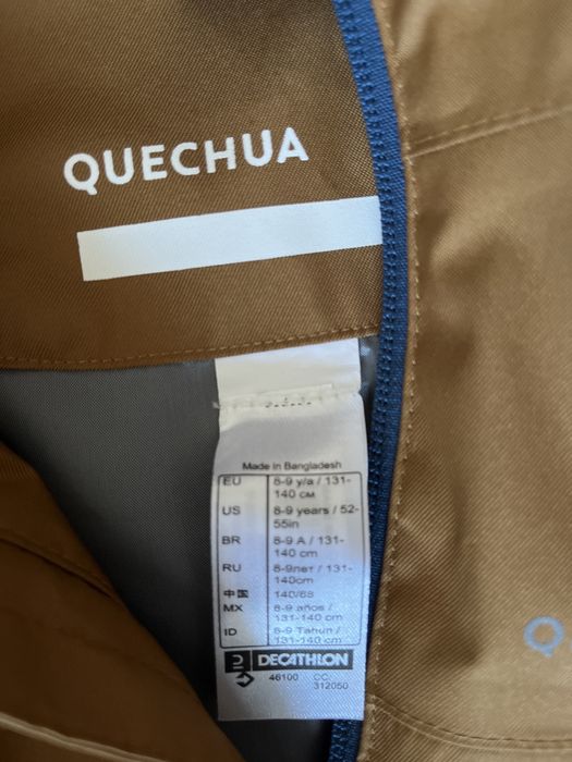 Casaco 3 em 1 quechua criança