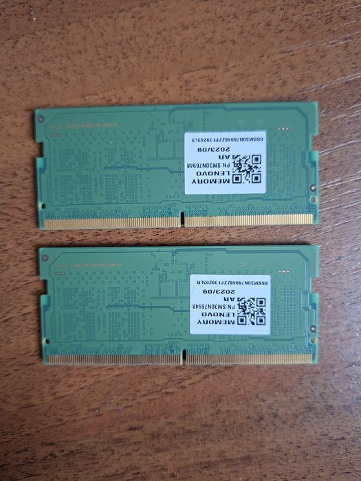 Оперативная память Samsung ноутбук. DDR5 4800 SODIMM. Новая. 2× 8 GB.