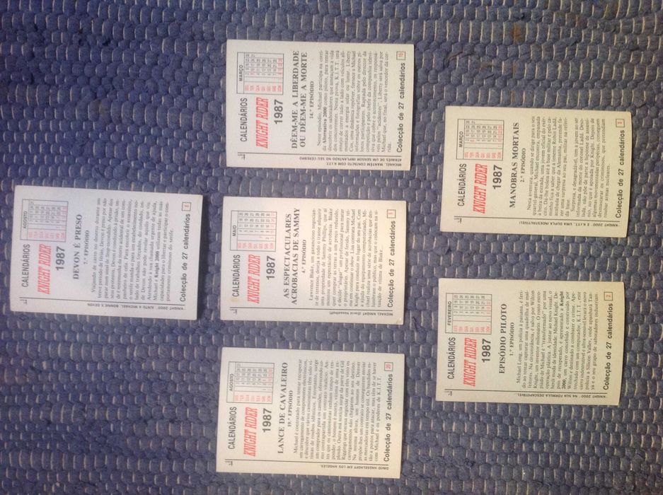 Calendários - O Justceiro - portes incluidos