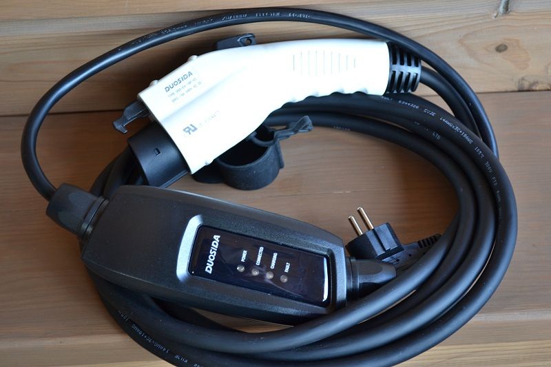 Оригінальна нова зарядка DUOSIDA тип1 16А, J1772, EVSE 3,5 кВт