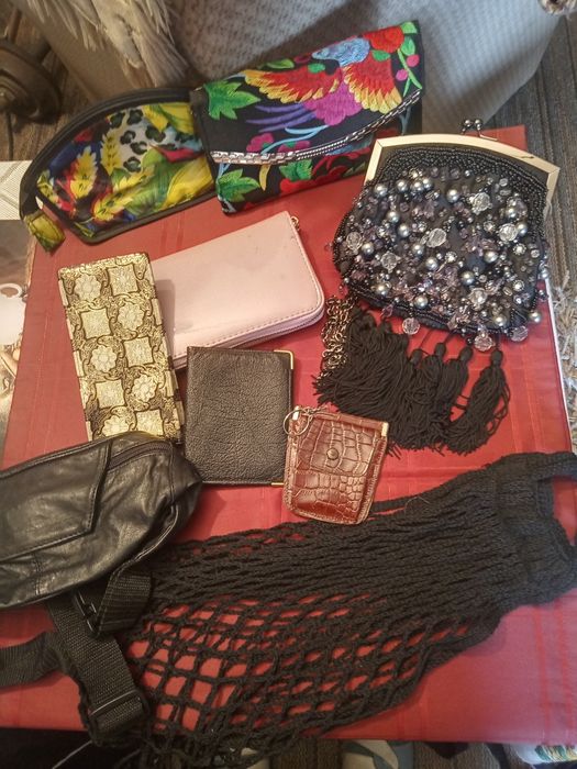 Кошелёк кожаный ,сумочка