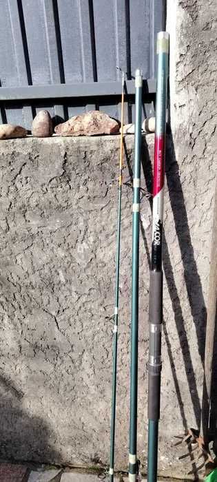 Cana de Pesca Cormoran 4.2 metros+Carrinho MITCHELL316+6kg chumbeiras