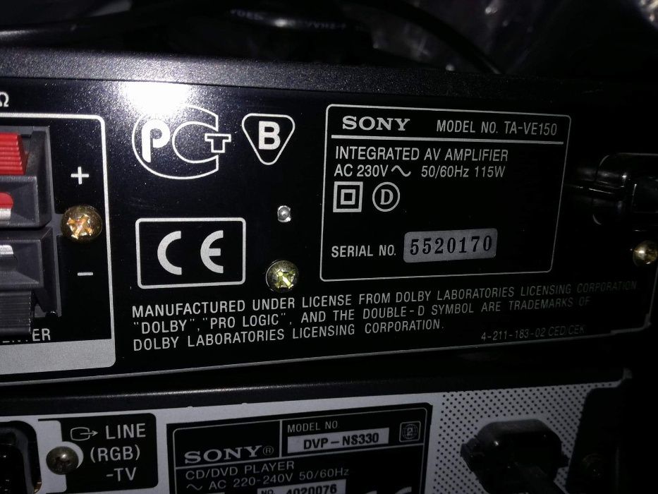 Vendo leitor DVD e sistema som Surround da Sony