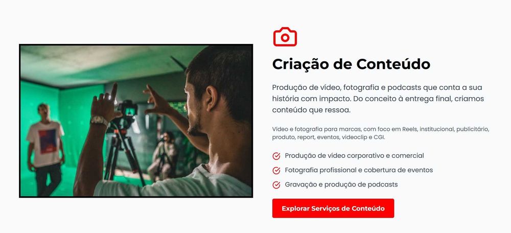 Produção de Vídeo Profissional (Empresas, Marcas & Criadores)