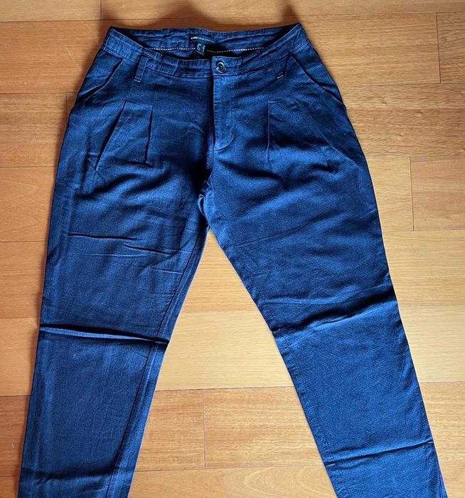 Calças da Mango - Senhora - Tamanho S (36) - Azul Marinho