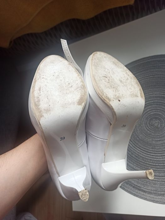 Skórzane buty ślubne