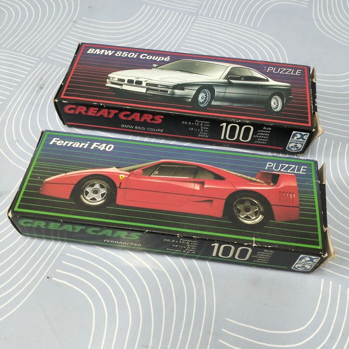 Puzzle z samochodami 2x