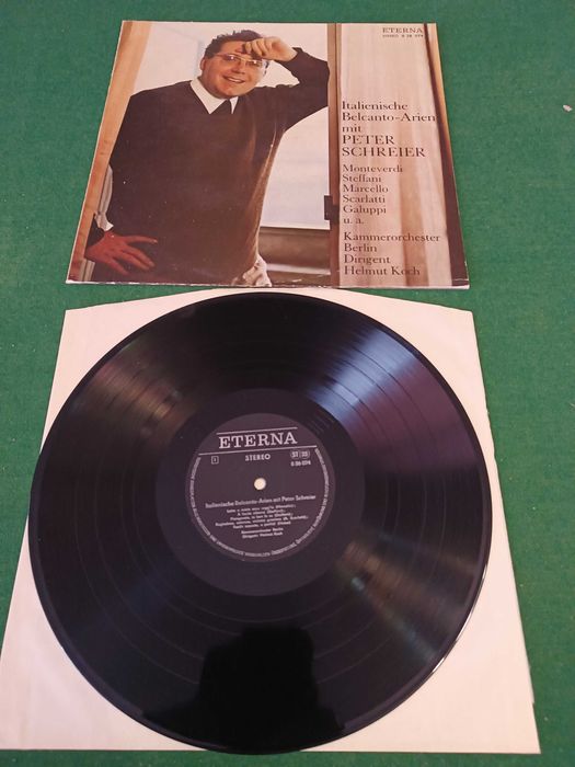 LP - Italienische Belcanto-Arien mit Peter Schreier - Rzadka!