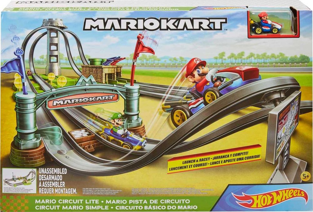Hot Wheels Mario Kart – Mario Circuit Lite