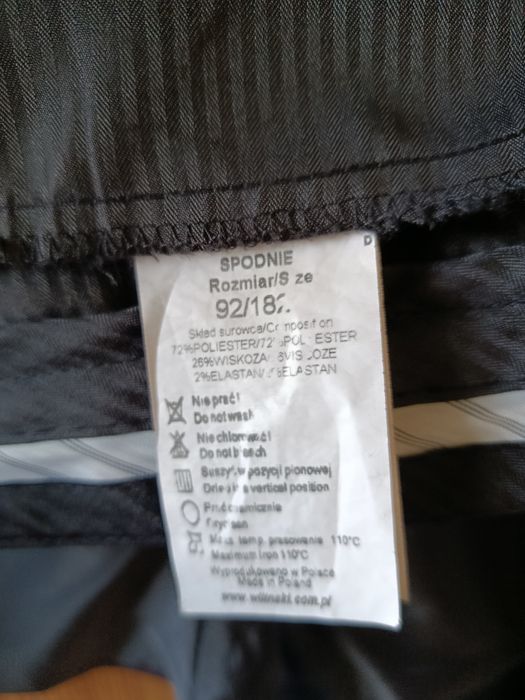 Smoking ślubny męski