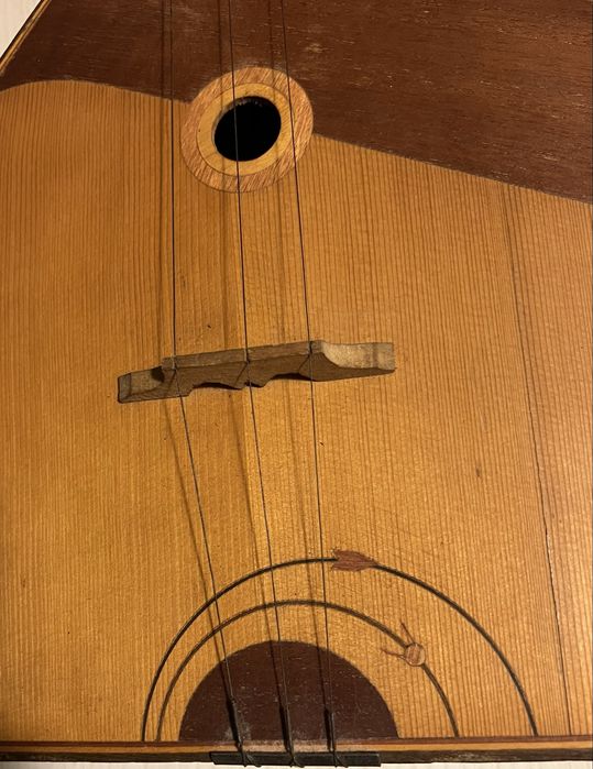 Balalaika Russa Vintage - Design Retro "Era Espacial" / Sputnik