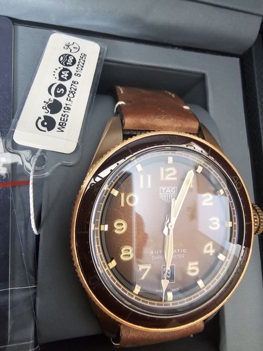 „TAG Heuer Autavia Bronze WBE5191.FC8276 Calibre 5 COSC Full Set
