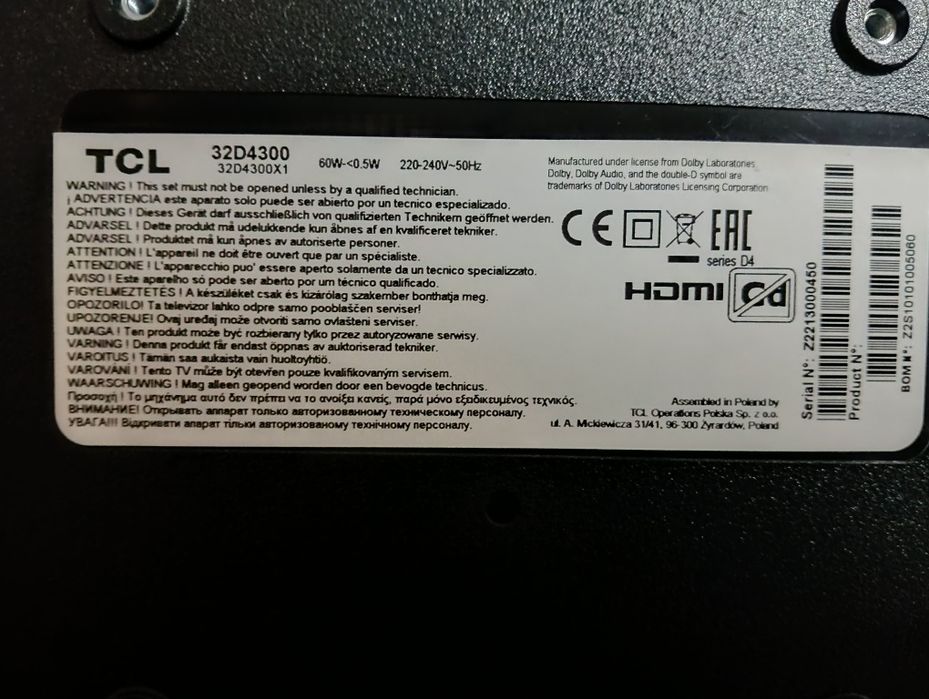 Tv 32 polegadas  TLC