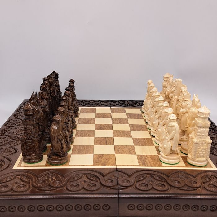 Шахи Лицарі, дерево. Розкішний подарунок.