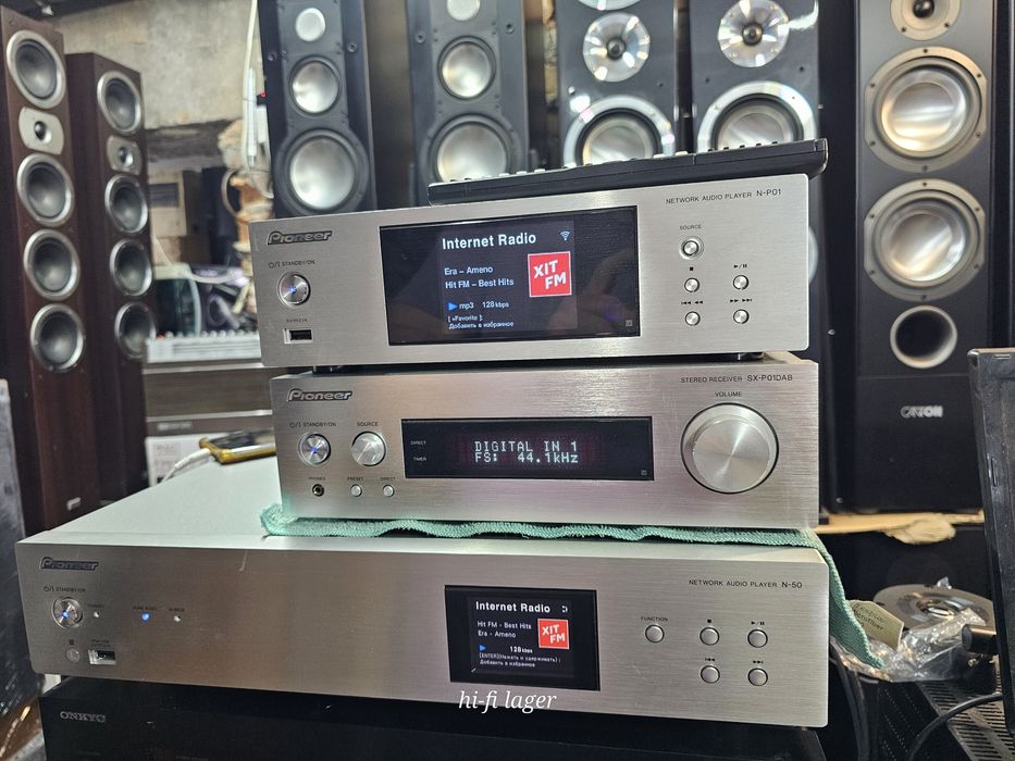 Минисистема Pioneer P02-K S-P01-LR/XN-P02-K Bluetooth WiFi Internet