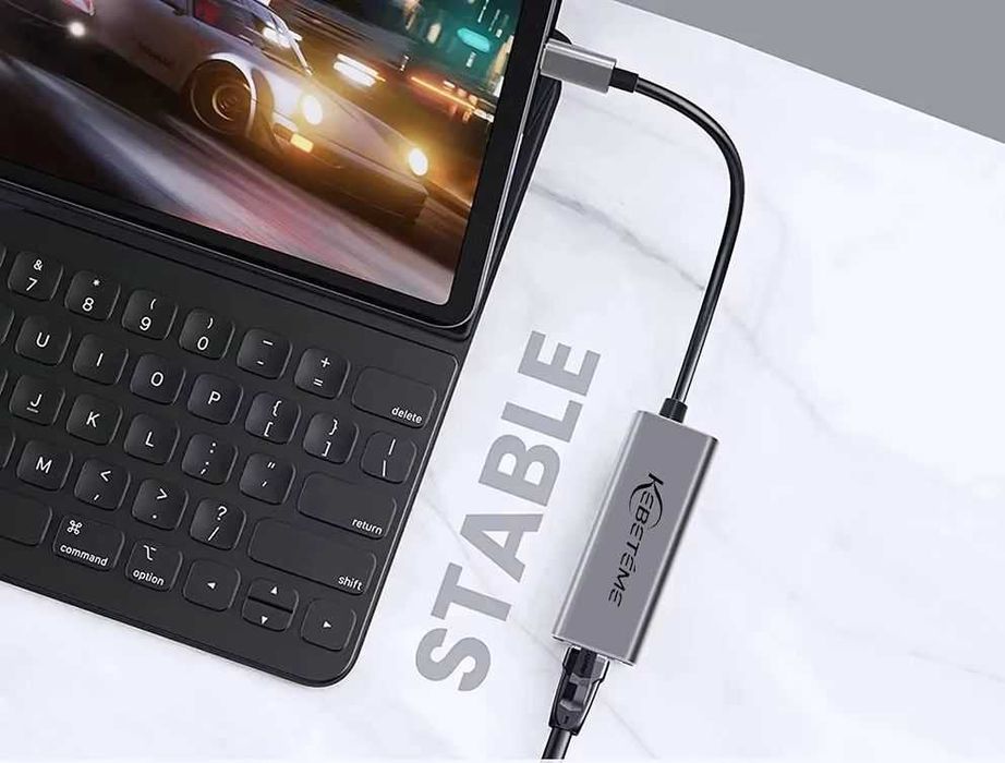 Сетевая карта USB переходник Lan ЮСБ 2.0 100 Мбит/с RJ45 интернет ПК