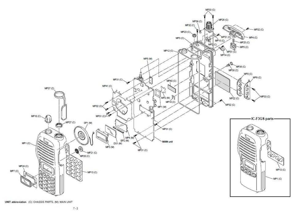 корпус ICOM Radio Case Kit